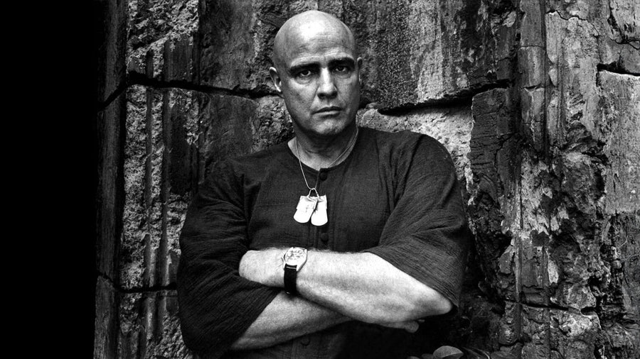 Marlon Brando as Colonel Kurtz in Apocalypse Now wearing his Rolex GMT-Master without bezel.