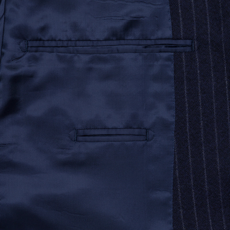 Navy Chalk Stripe Three Piece Suit
