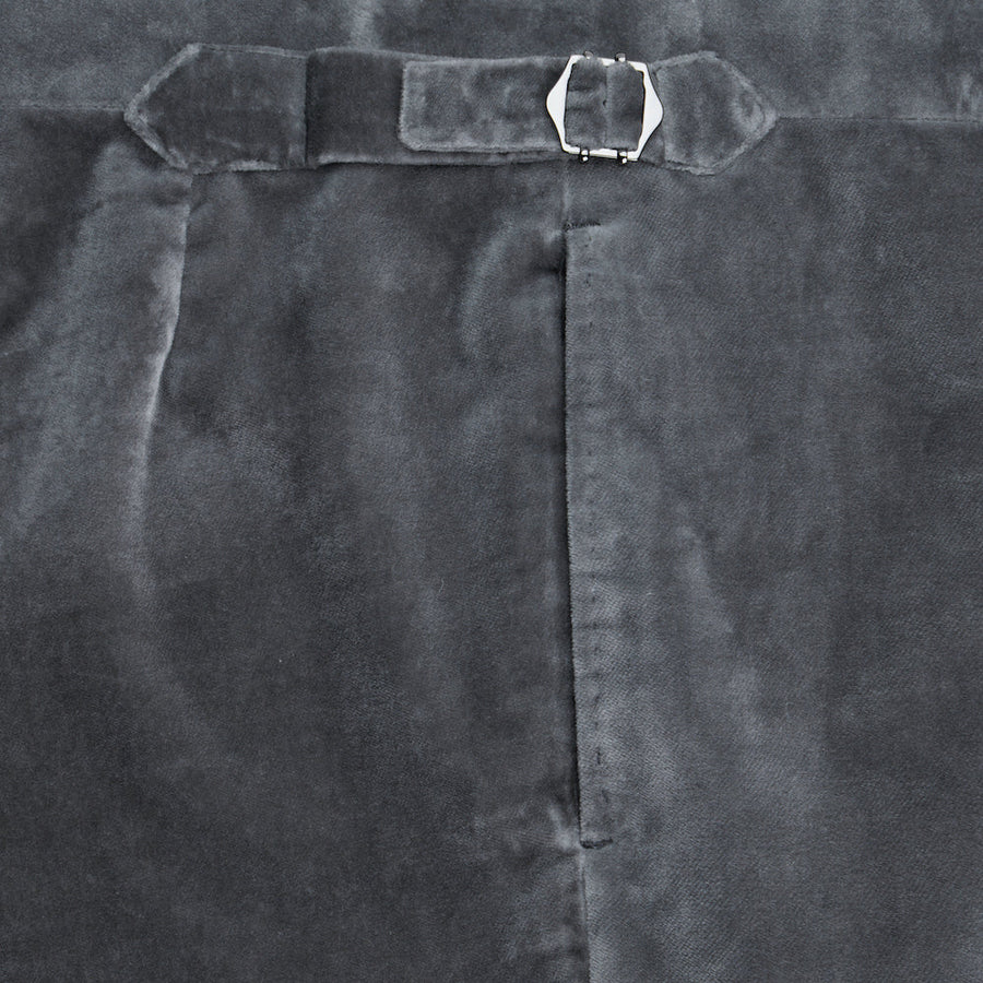 Grey Velvet Trousers