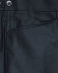 Black Flannel Trousers
