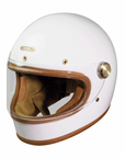Knight White Heroine Racer Helmet