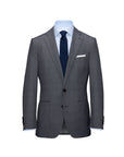 Two-Piece Grey Glen Check Lightweight Suit