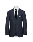 Three-Piece Charcoal Flannel Suit
