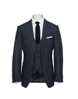 Three-Piece Charcoal Flannel Suit