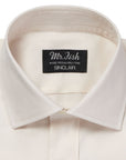 Ecru Fine Twill Cocktail Cuff Shirt