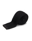 Black Knitted Necktie