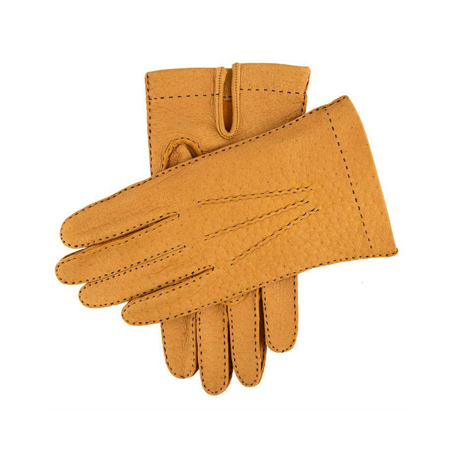 Handsewn Unlined Peccary Leather Gloves