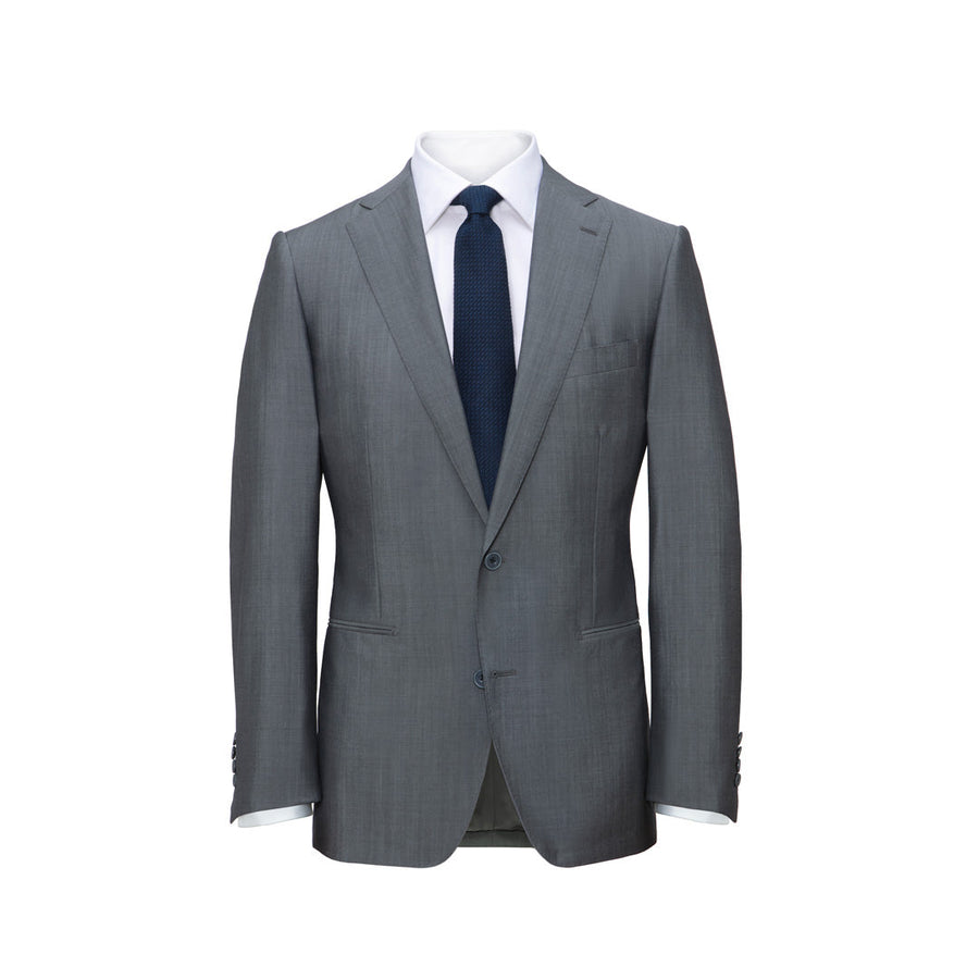 Two-Piece Mid-Grey Mohair Suit