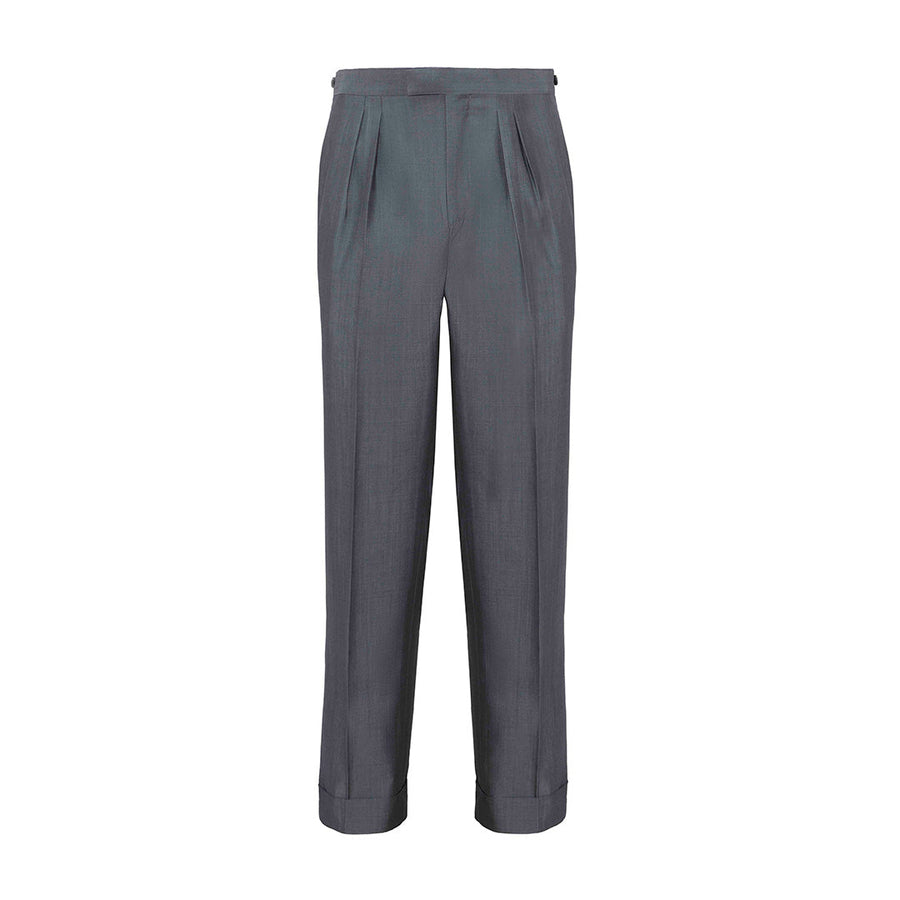 Two-Piece Mid-Grey Mohair Suit