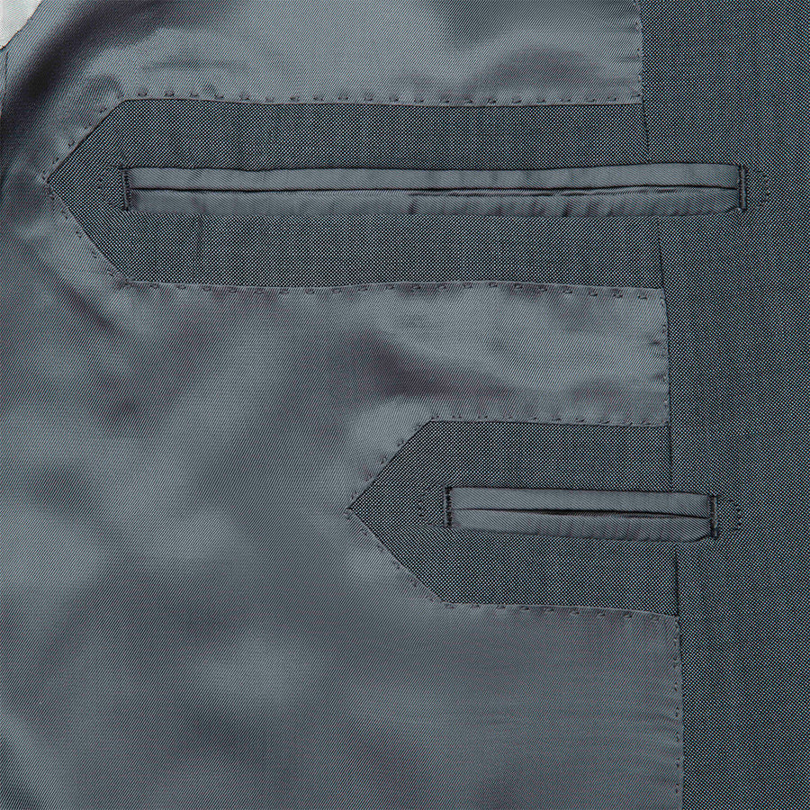Two-Piece Mid-Grey Mohair Suit