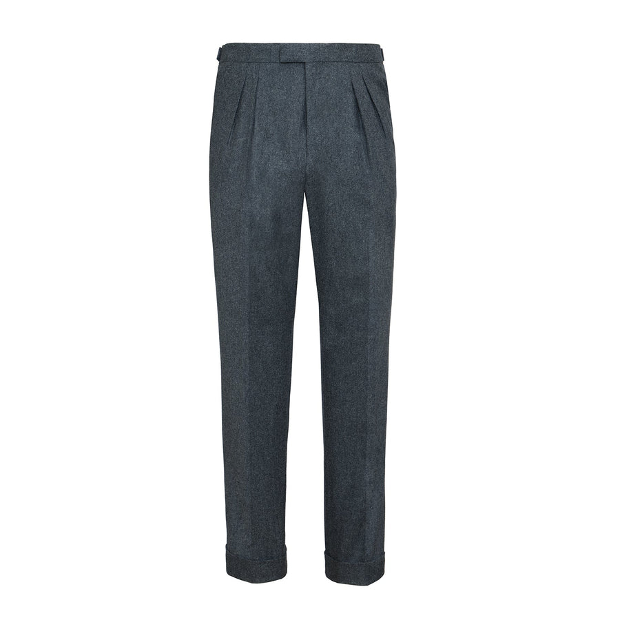 Three-Piece Mid Grey Flannel Suit