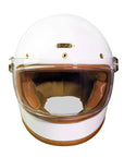 Knight White Heroine Racer Helmet