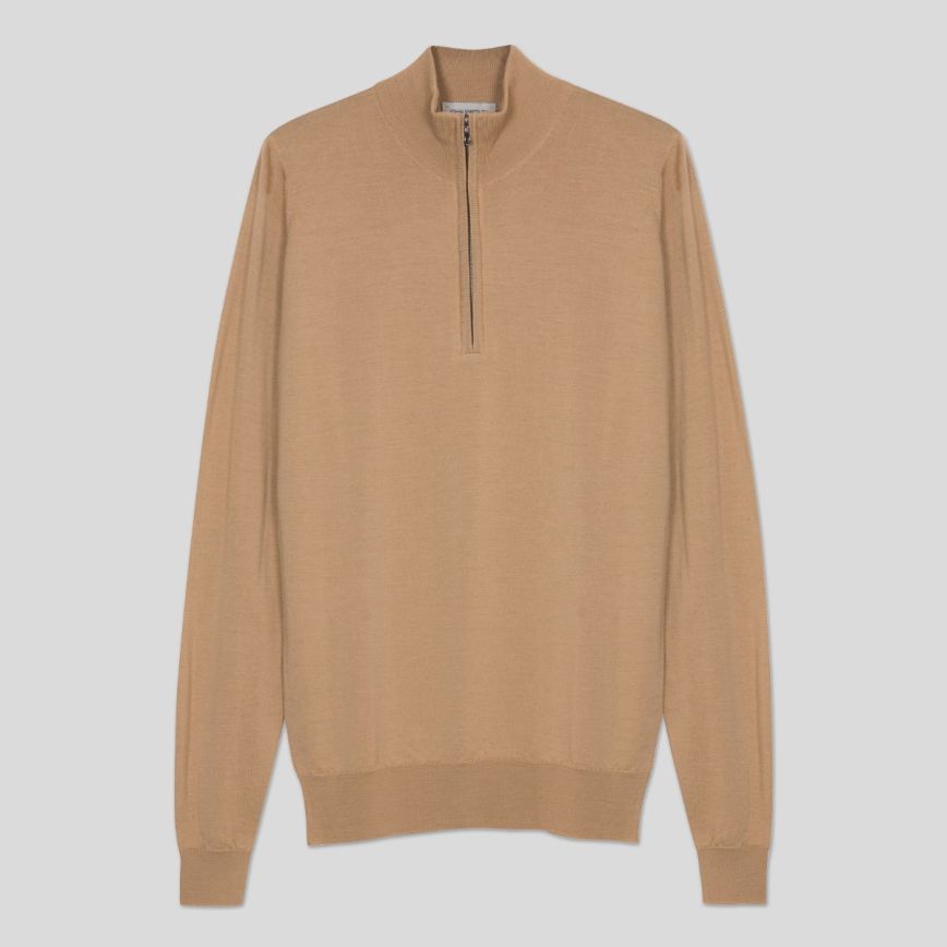 Barrow Merino Wool Zip Pullover