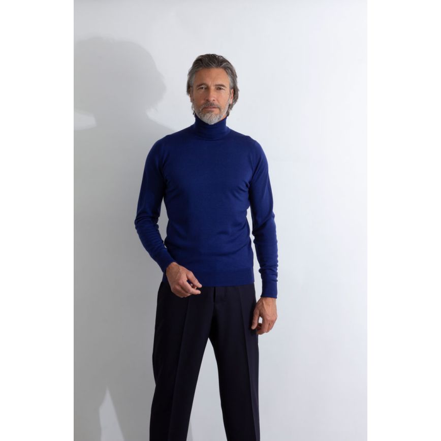 Richards Merino Wool Easy-Fit Roll Neck