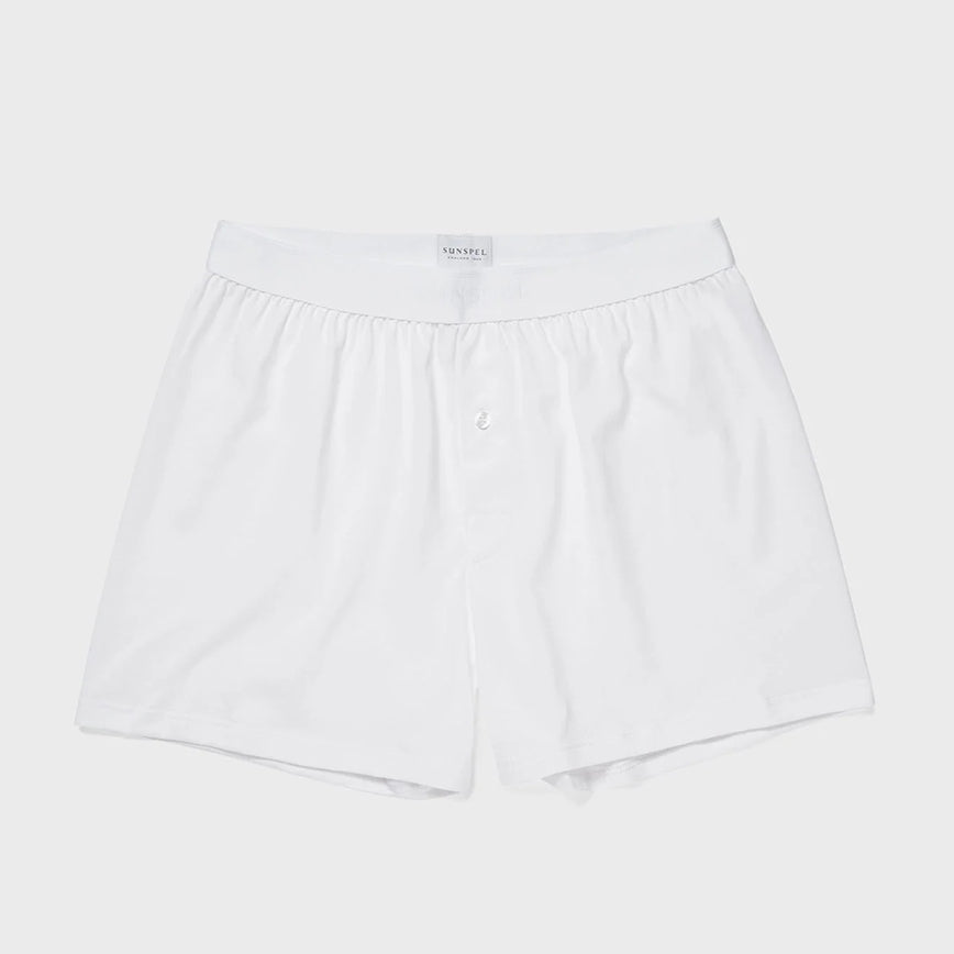 Superfine Cotton One‑Button Shorts